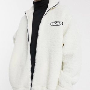 ASOS | Noak borg zip through with branded puller and patch